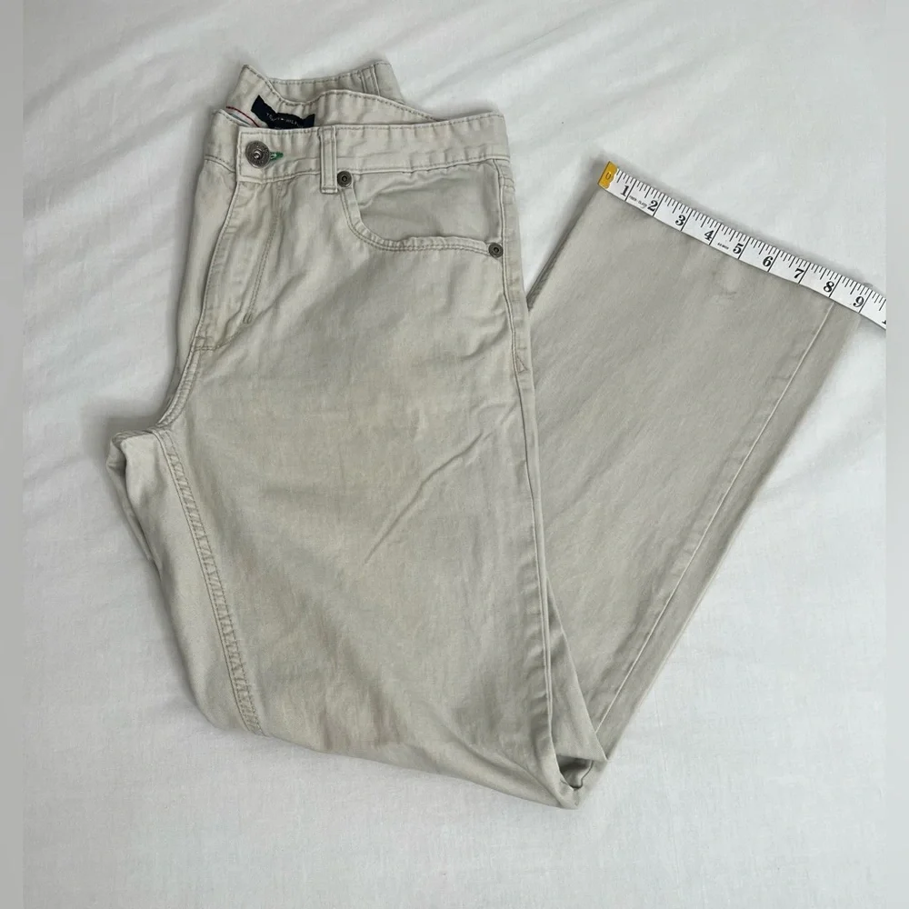 Tommy Hilfiger Men’s 100% Cotton Denim Kaki Jeans 32X32 - Picture 7 of 8